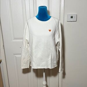 RIKA by ulrika lundgren Heart Crew Sweatshirt Medium